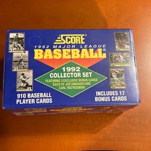 1992 Score Major League Baseball Collector Set Factory Sealed